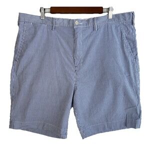 Polo Ralph Lauren Pony Stretch Classic Fit Seersucker Striped Golf Shorts 40 x 9